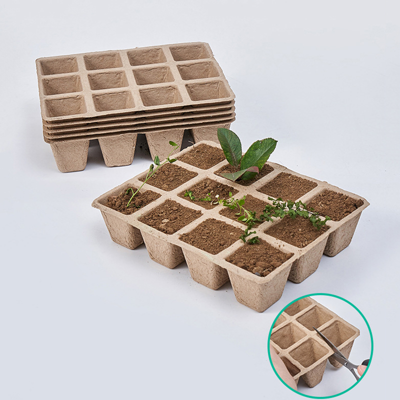 Hydroponic Nft Channel - Plateau de pépinière à 12 trous,