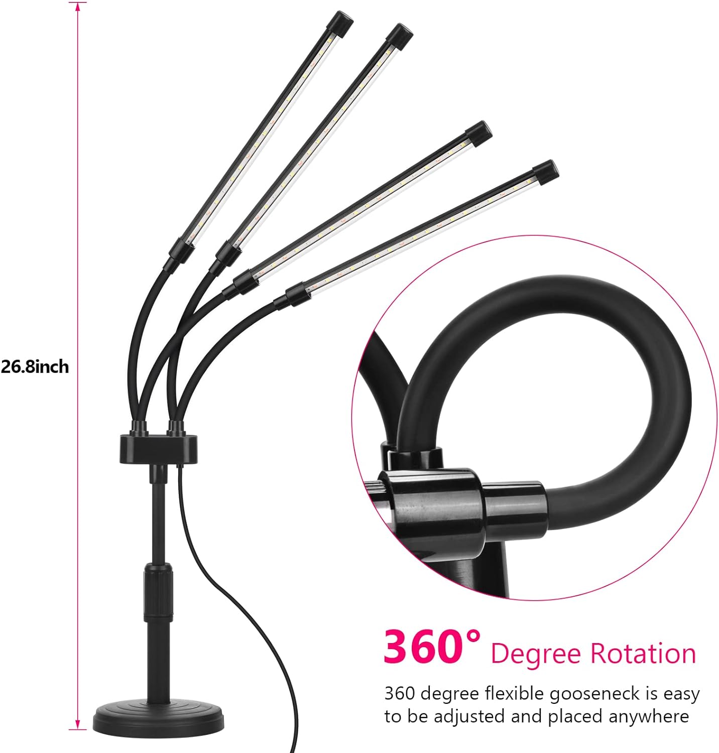 Lampe de culture LED de bureau - Hydroponic Nft Channel avis et prix